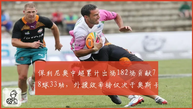 保利尼奥中超累计出场182场贡献78球33助，外援效率榜仅次于奥斯卡